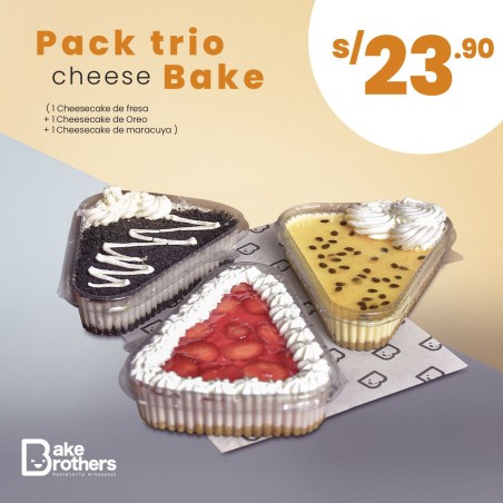 Pack trio cheesebake